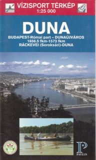 Ráckevei (Soroksári)-Duna vízitúra térkép