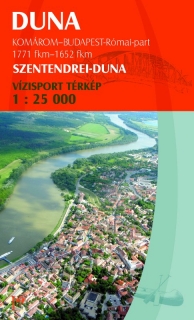 Szentendrei-Duna vízitúra térkép